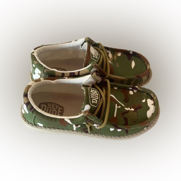 Kids Hey Dudes Camo Wally - Picture 4 of 8